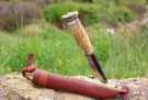 Jaktkniv - ULV - Fjellbjørk - 10,5 cm bald - rask levering med gravering thumbnail