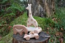 Treleker - Design serien - giraff med hjul thumbnail