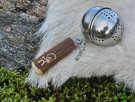 Teball/ sil med figur - Reinsdyr - Fjellbjørk - Rask levering med gravering thumbnail