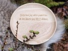 Fjelltind Tallerken/ Fat,  Lys (18cm) - Rask levering med gravering thumbnail