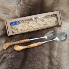 Salat bestikk - Fjellbjørk - Rask levering med personlig gravering thumbnail