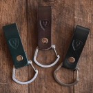 Helle Belteklipp BRUN - Rask levering med gravering thumbnail