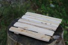 Kjelebrikke i nordisk einer - Kvadrat Stor 22,5 cm - Rask levering med gravering thumbnail