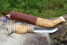 Jaktkniv Med Treslire - Fjellbjørk - Rask levering med gravering thumbnail
