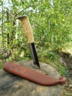 Jaktkniv - BJØRN - Fjellbjørk , Rask levering med gravering thumbnail