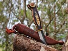 Turkniv - HAUK - Fjellbjørk - Rask levering med gravering thumbnail
