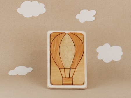 Treleker - Design serien - ballong puslespill i tre