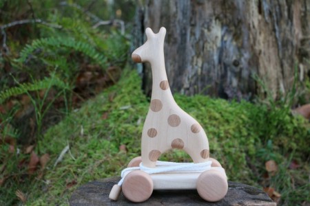 Treleker - Design serien - giraff med hjul