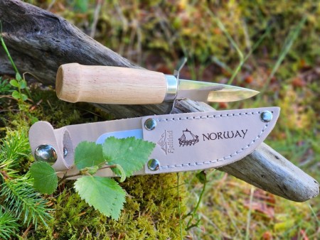 LITEN Fjelltind Speiderkniv Spiss - m/suvenir motiv