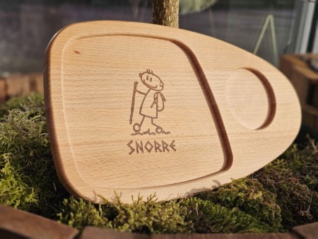 Turbrikke / fat med spor - 35cm - Rask levering med gravering