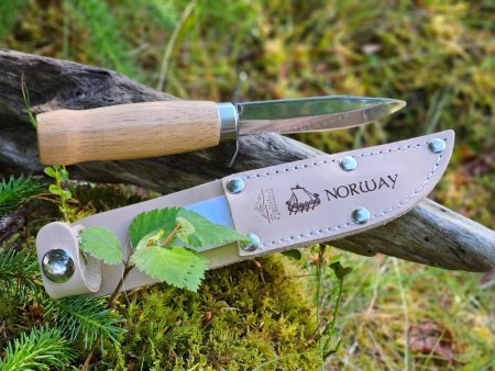Fjelltind Speiderkniv Butt - m/suvenir motiv