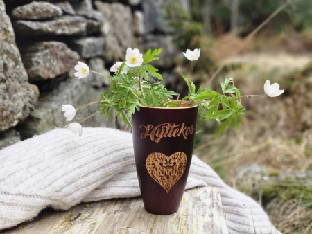 UKENS TILBUD!  Fjelltind Hyttekopp Mørk - Rask levering med gravering