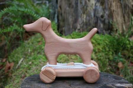 Treleker - Design serien - Hundefigur med hjul