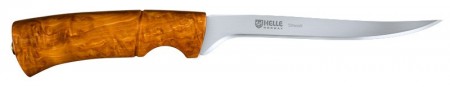 Helle Steinbit fiskekniv - Gravering
