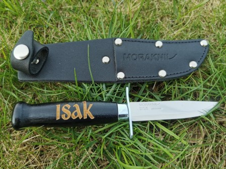 BARN Speiderkniv , Morakniv Scout 39 Safe Fashion - Svart