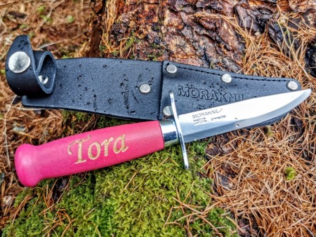 BARN Speiderkniv , Morakniv Scout 39 Safe Fashion - Rosa