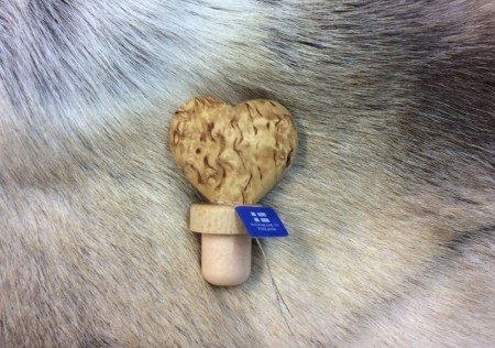 Wood Jewel - Vinkork Hjerte