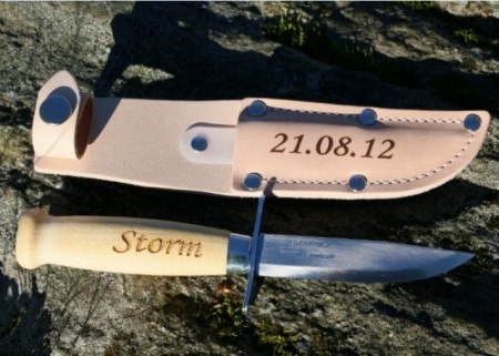 Morakniv classic scout 39 - Gravering