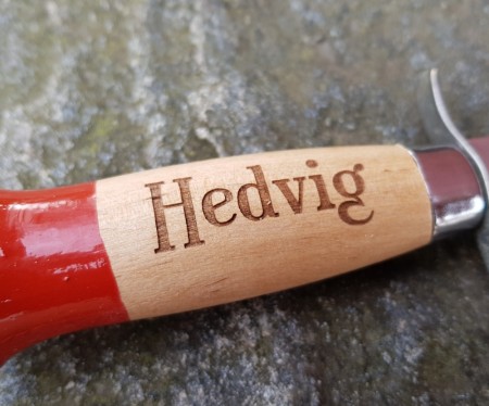 Gravering på skaft