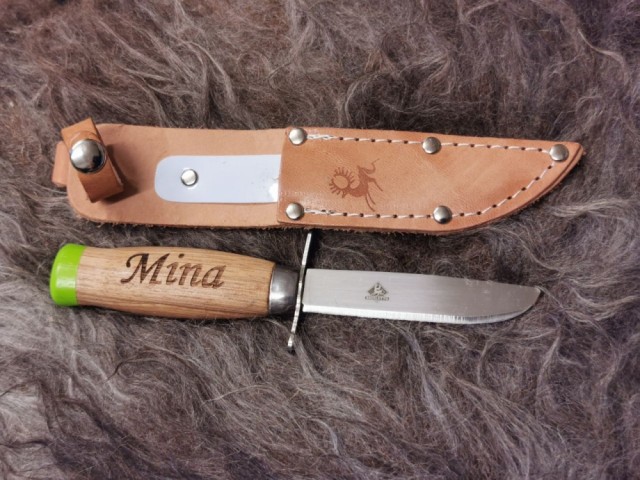 Mina (Brusletto Speiderkniv BARN, Grønn)